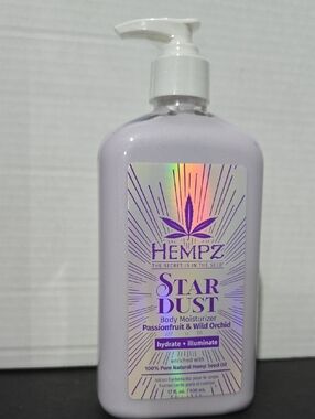 NIP HEMPZ Star Dust Passionfruit Wild Orchid Hydrate Illuminate Body Moisturizer